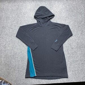 Under Armour Hoodie Womens Extra Small Black Blue Sweater Sweatshirt Pullover